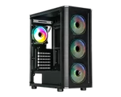 FRISBY CM-105 650W 80+ DOUBLE ARGB GAMING SIYAH MESH KASA - 1