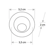 Cata CT-5268 1.5W Hareketli Led Ufo Yıldız Spot 6400K Beyaz Işık Siyah Kasa - 3