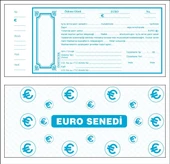 JokeyKırtasiye EURO Senet Karnesi (50 Yaprak) - 1