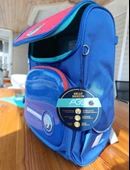 Hello Dragon Okul Çantası Omurga Koruyucu Kırmızı Mavi thumbnail 3