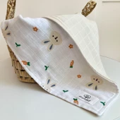 Pamuka Çift Taraflı Müslin Battaniye-Puantiyeli thumbnail 3