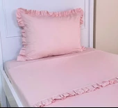 Pamuka Tek Kişilik Baby Pink Nevresim Seti - 1