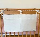 Pamuka Müslin Beşik Organizer-Beyaz - 2