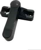4 Adet Antrasit Pvc Pimapen Pencere Cam Balkon Güvenlik Emniyet Kilidi - 1