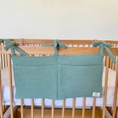 Pamuka Müslin Beşik Organizer-Yeşil thumbnail 2