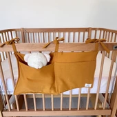Pamuka Müslin Beşik Organizer-Hardal - 1