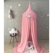 Pamuka Pinkie Pembe Şifon Cibinlik - 1