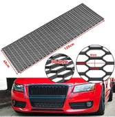 Audi Dizayn 3D Style ABS Plastik Panjur Teli 120x40 cm Siyah - 1