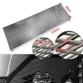 Seat Zigzag Dizayn 3D Style ABS Plastik Panjur Teli 120x40 cm Siyah thumbnail 1