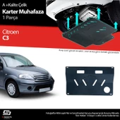 S-Dizayn Citroen C3 Çelik Karter Muhafaza 2002-2008 A+ Kalite - 1