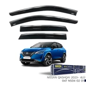 Niken Nissan Qashqai 2023 Sonrası Kromlu Cam Rüzgarlığı 4 LÜ - 1