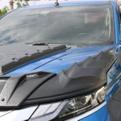 Mitsubishi L200 Kaput Koruma Rüzgarlığı 4mm Abs Akrilik 3 Parça 2019- - 4