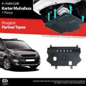 S-Dizayn Peugeot Partner Tepee Çelik Karter Muhafaza 2008-2018 A+ Kalite - 1