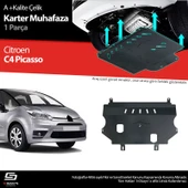 S-Dizayn Citroen C4 Picasso Çelik Karter Muhafaza 2006-2013 A+ Kalite - 1