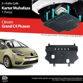 S-Dizayn Citroen C4 G. Picasso Çelik Karter Muhafaza 2006-2013 A+ Kalite - 1
