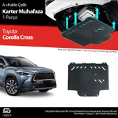 S-Dizayn Toyota Corolla Cross Çelik Karter Muhafaza 2022 Üzeri A+ Kalite - 1