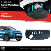 S-Dizayn Citroen C3 Air Cross Çelik Karter Muhafaza 2017 Üzeri A+ Kalite - 1