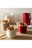 Emile Henry Fırın Kabı Ramekin No.8 2´li Set Kırmızı/Burgundy  0,17 Lt Ç:8,5 -Y:7 cm - 2