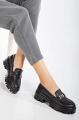 Papuçccity Fendii 02996 Kadın Günlük Loafer Ayakkabı - 1