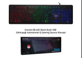 Klavye Q Oyuncu Gökkuşağı Aydınlatmalı Everest KB-120 Sleek Siyah thumbnail 1