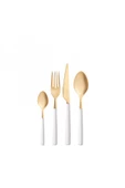 Mikasa Moor Athena White Gold 24 Parça Çatal Bıçak Seti - 1