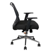 Moreno Siyah Fileli Ofis Çalışma Koltuğu - 3