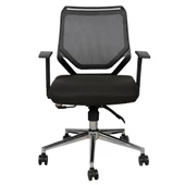 Moreno Siyah Fileli Ofis Çalışma Koltuğu - 1