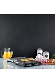 Schafer Grill Haus Tost Makinesi 2000 Watt Inox Izgara Siyah T1139 - 2