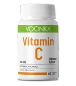 VOONKA VİTAMİN C ÇİĞNEME TABLETİ-VİTAMİN C İÇEREN PORTAKAL AROMALI TAKVİYE EDİCİ GIDA 62 TB - 1