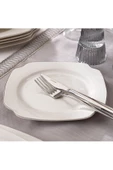 Schafer Royalty Lüx 24 Parça Yemek Takımı Platin Yaldızlı - 5