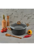Leydi Marble Natura Granit Derin Tencere 20 Cm - 1