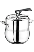 OMS PASLANMAZ 5104 2 Parça Klasik Güveç Düdüklü Tencere 22 Cm 5 Litre - 1