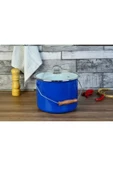 ERGENÇLER Paçi 20cm Mavi 5.25 Lt Emaye Bakraç Yoğurt Tenceresi thumbnail 1