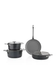 Schafer Gravita Seramik Tencere Seti 7 Parça-Siyah thumbnail 7