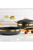 Schafer Goldie Yanmaz Yapışmaz Tencere Seti-7 Parça thumbnail 3