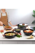 Schafer Matrix Döküm Tencere Seti 8 Parça-siyah thumbnail 2