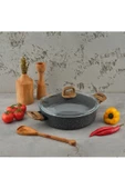 Leydi Marble Natura Granit Kısa Tencere 26 Cm - 1
