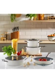 Schafer Gravita Seramik Tencere Seti 7 Parça-krem thumbnail 1