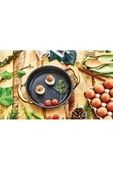 OMS Döküm Granit Yumurta Sahanı 20 Cm Gold - 2
