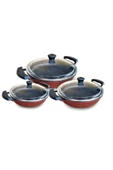AKPA HOME Döküm Alya 3'lü Sahan Set - 1