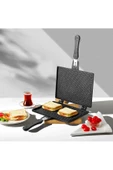 Nehir Siyah Lüks Alüminyum Döküm Küçük Tava Tost thumbnail 1