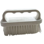 Türkay 13.5x7x4 cm Polietilen Kesme Tahtası Kesim Levhası Temizleme Fırçası Beyaz 1862 - 1