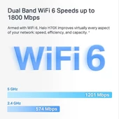 MERCUSYS HALO H70X-3 AX1800 Tüm Ev Mesh WiFi 6 Sistemi 3-lü paket thumbnail 2