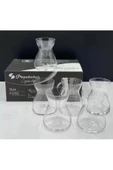Paşabahçe 22174 Cyrstallin Teak El Yapımı Kesme Ağızlı Çay Bardağı 194 Cc 6 Adet - 1
