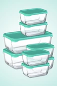 Paşabahçe 8 Parça Snowbox Saklama Kabı Takımı / 2 Büyük + 6 Orta - 1