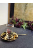 ÖZLİFE Mess Titanyum 12 Parça Çay Seti Gold - 2