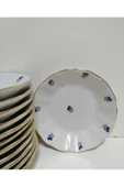 Porland PORSELEN 12'Lİ HERCAİ ÇAY TABAK 11 CM - 1