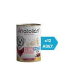 Anatolian Premium Adult Salmon Pate Yetişkin Somonlu Ezme Köpek konservesi 400 gr x 12 Adet - 1