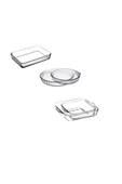 Paşabahçe Borcam Fırın Tepsisi - 5 Li Borcam Set 091oa 088oa 061oa Fma02253 Fma03121 Fma04596 285 - 1