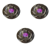 Kullan At Parti Davet Sunum Servis Plastik Sert Mika Tabak - 26 Cm. - Siyah - 6 Adetlik 3 Paket thumbnail 1